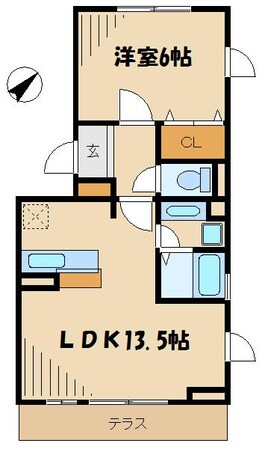 YAMAZAKIコーポラスの物件間取画像